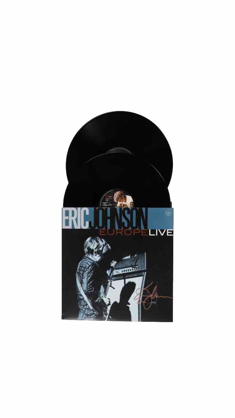 Eric Johnson SIGNED Europe Live (Vinyl, 2LP), Provogue Records BECKETT AUTO COA