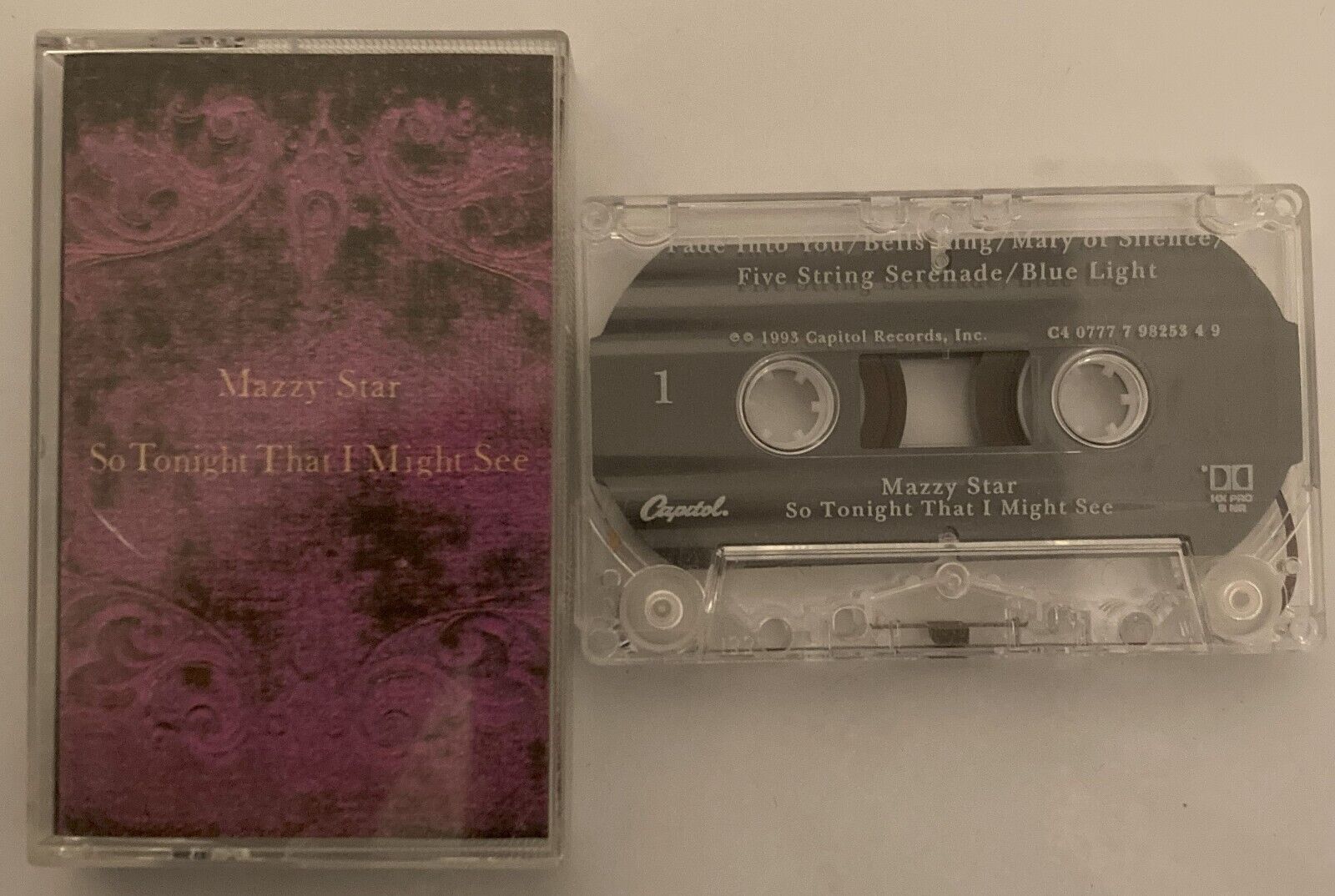 Mazzy Star - So Tonight That I Might See (1993) Cassette Tape-FADE INTO YOU