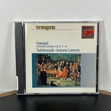 Handel Tafelmusik Jaenne Lamon CD Concerts Coarse, Op. 3 1-6 / Sk 52 Sealed picture