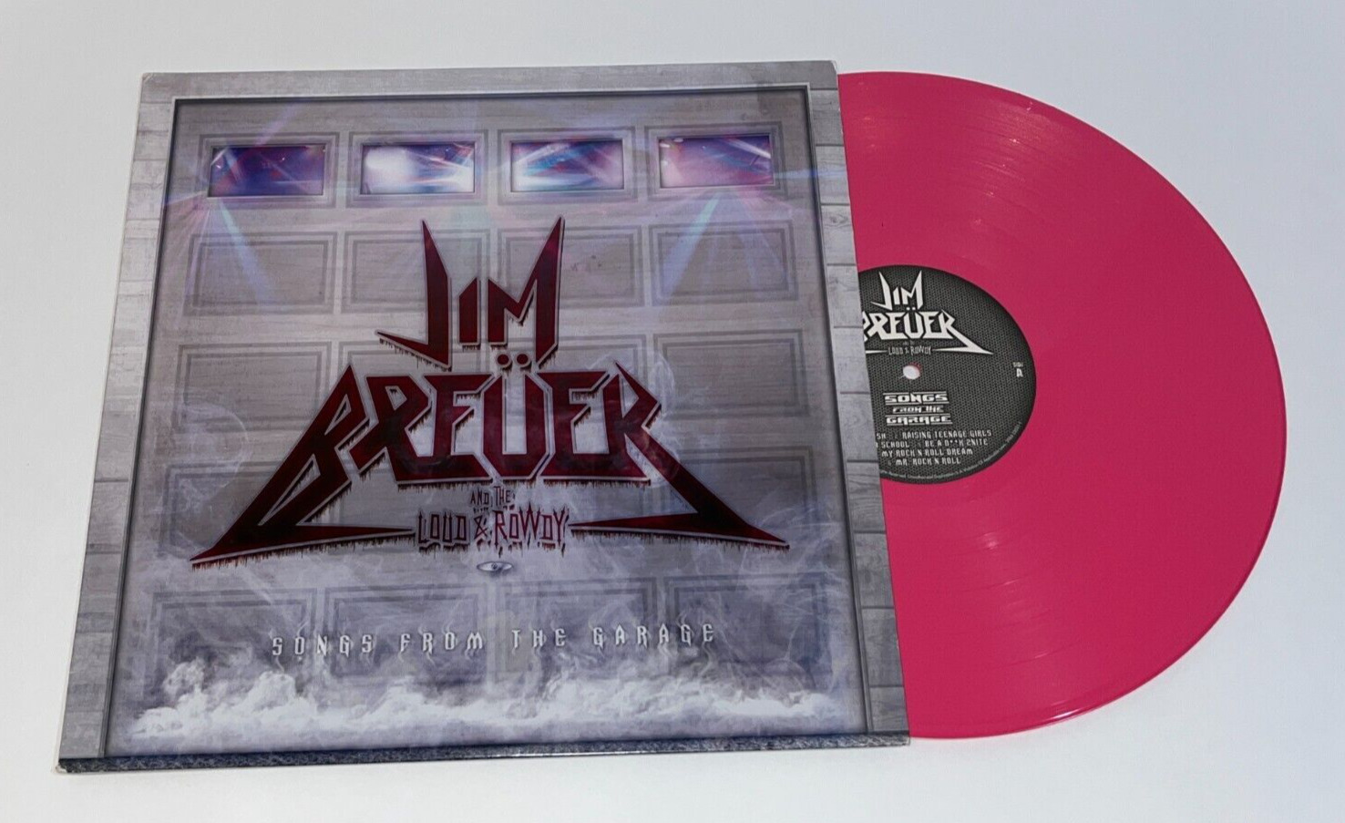 Jim Breuer Songs From The Garage Vinyl LP 2016 Metal Blade Pink Heavy Metal