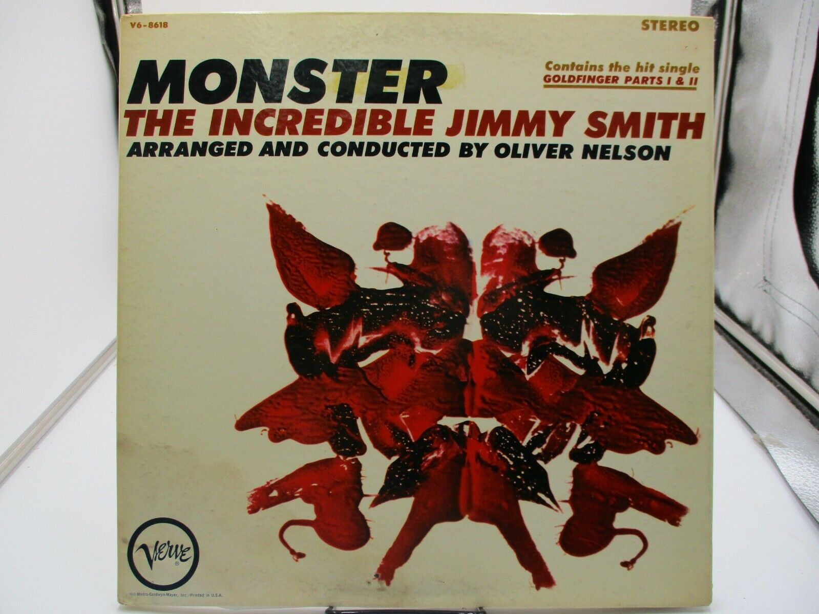 The Incredible Jimmy Smith  Monster LP Record  Verve VG+/NM Ultrasonic Clean