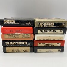 Lot of 10 Untested 8 Track Tapes - Rock Music - Not Serviced -  picture