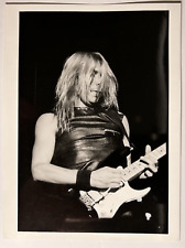 Iron Maiden Dave Murray Photograph Vintage Original Stamped Promo circa mid 80s picture