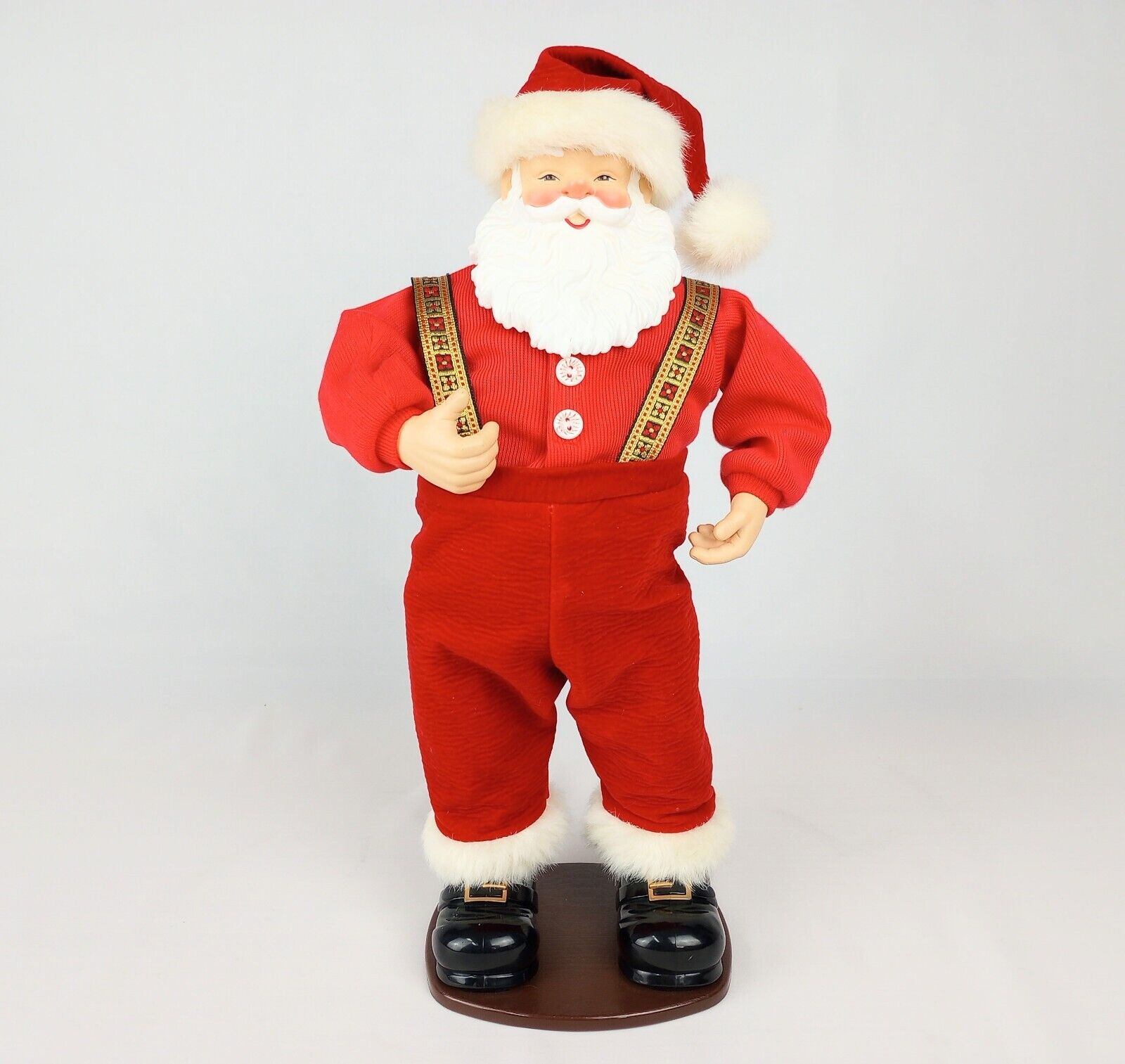 Vintage Dancing Santa Claus With Music Christmas Fantasy 1998 Tested & Working 