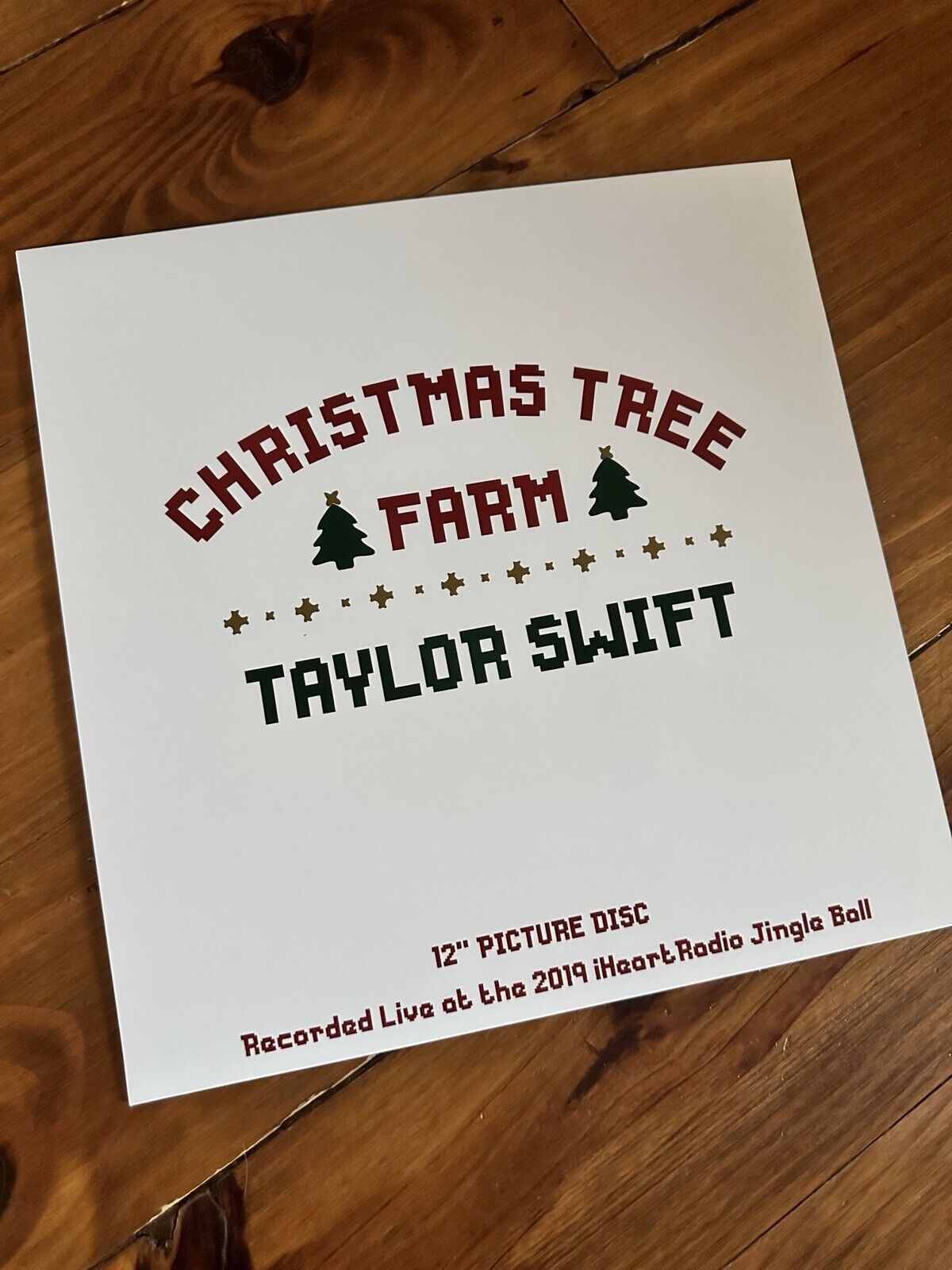 Christmas Tree Farm Custom Sleeve For 12” Vinyl