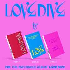 *US SHIPPING IVE LOVE DIVE 2nd Single Album [Version 1 RED] Sealed picture