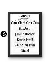 Ghost O2 Academy Brixton December 4 2011 Setlist picture