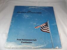 University Of Arkansas All-State Choir 1980 Paul Salamunovich Little Rock Vinyl picture