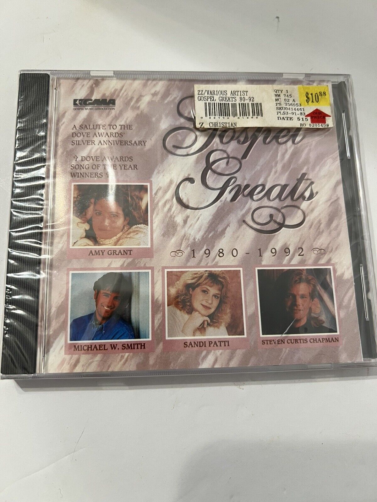 Gospel Greats 1980-1992 CD *RARE* Amy Grant Sandi Patti Michael W. Smith Dino...