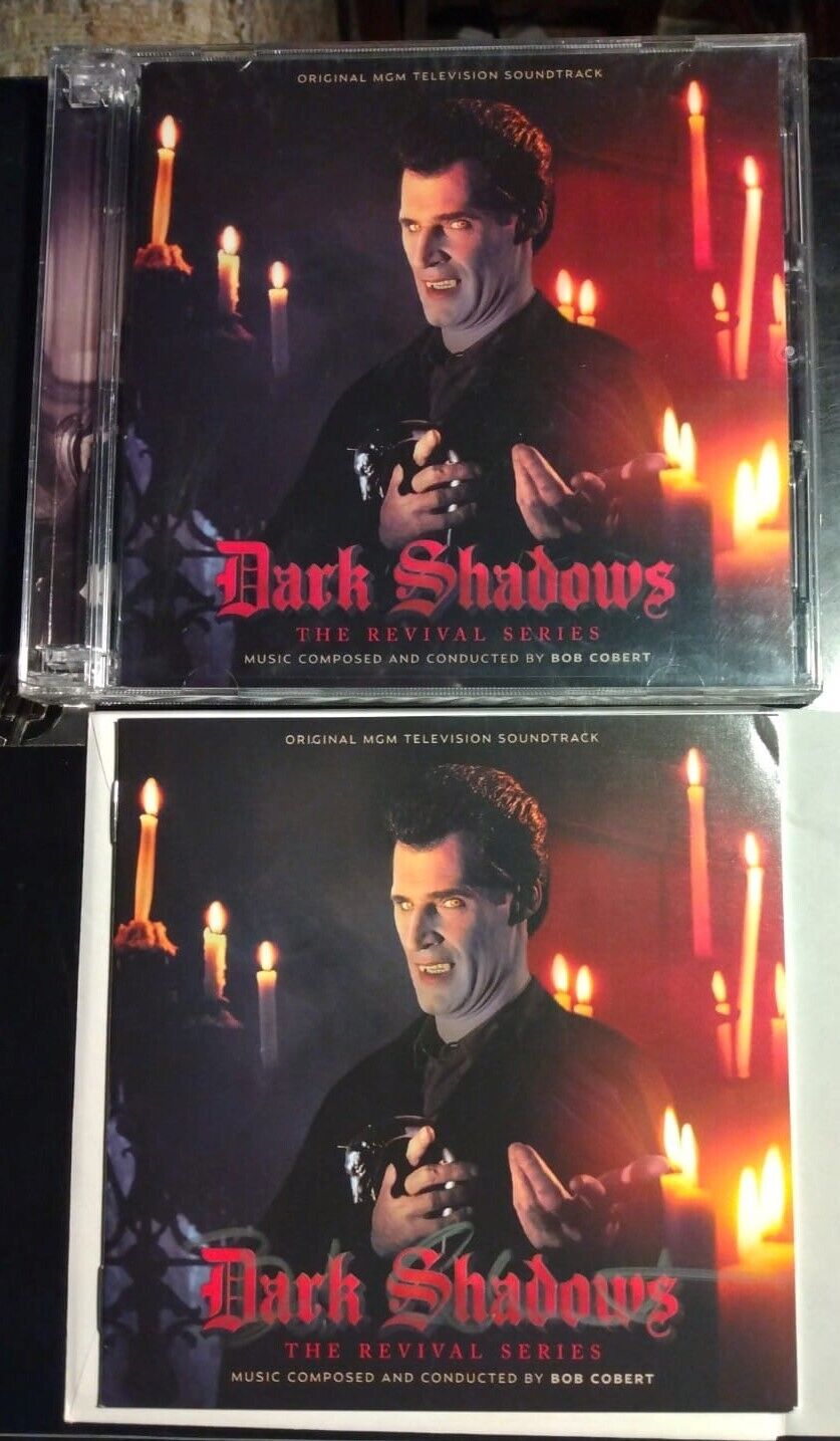 OOP NEW 2 CD Set - DARK SHADOWS - The Revival Series - Bob Cobert - Autographed