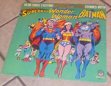 Superman Wonder Woman Batman DC Comics Exciting Christmas Stories 8199 LP Record picture