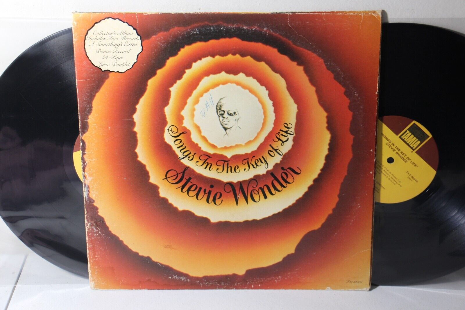 Stevie Wonder – Songs In The Key Of Life, 1976 2x LP w/book, Tamla T13-340
