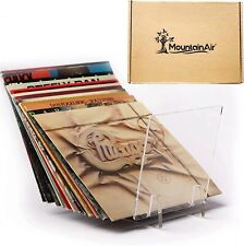 Vinyl Record Storage Holder- Acrylic Store Rack-  50 LPs Albums Organizer picture