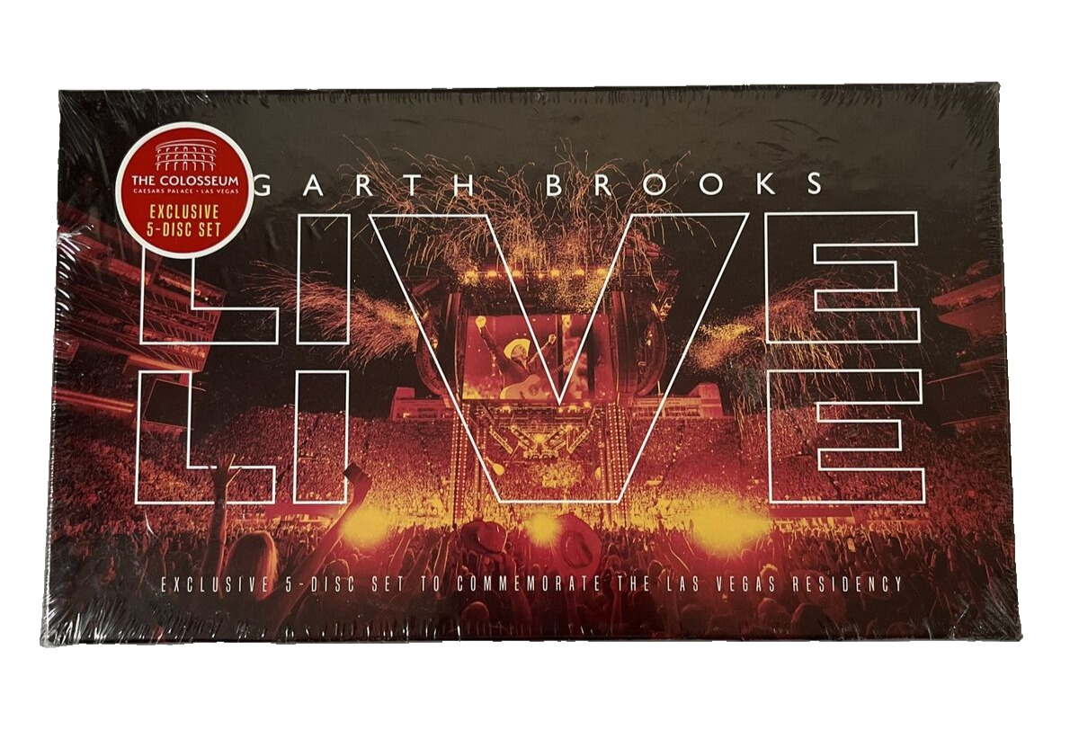 Garth Brooks LIVE The Colosseum 5 CD Set To Commemorate The Las Vegas Residency