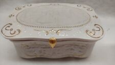 Vintage Porcelain Jewelry Music Box Gone with the Wind by Franklin Mint 1987 picture