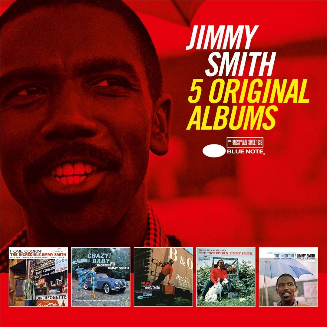 JIMMY SMITH (ORGAN) - 5 ORIGINAL ALBUMS NEW CD
