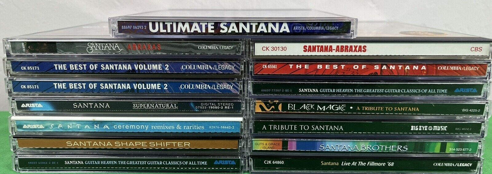 Lot of 15 Carlos Santana CDs Best, Ultimate, Abraxas, Tribute , Ceremony, Live +
