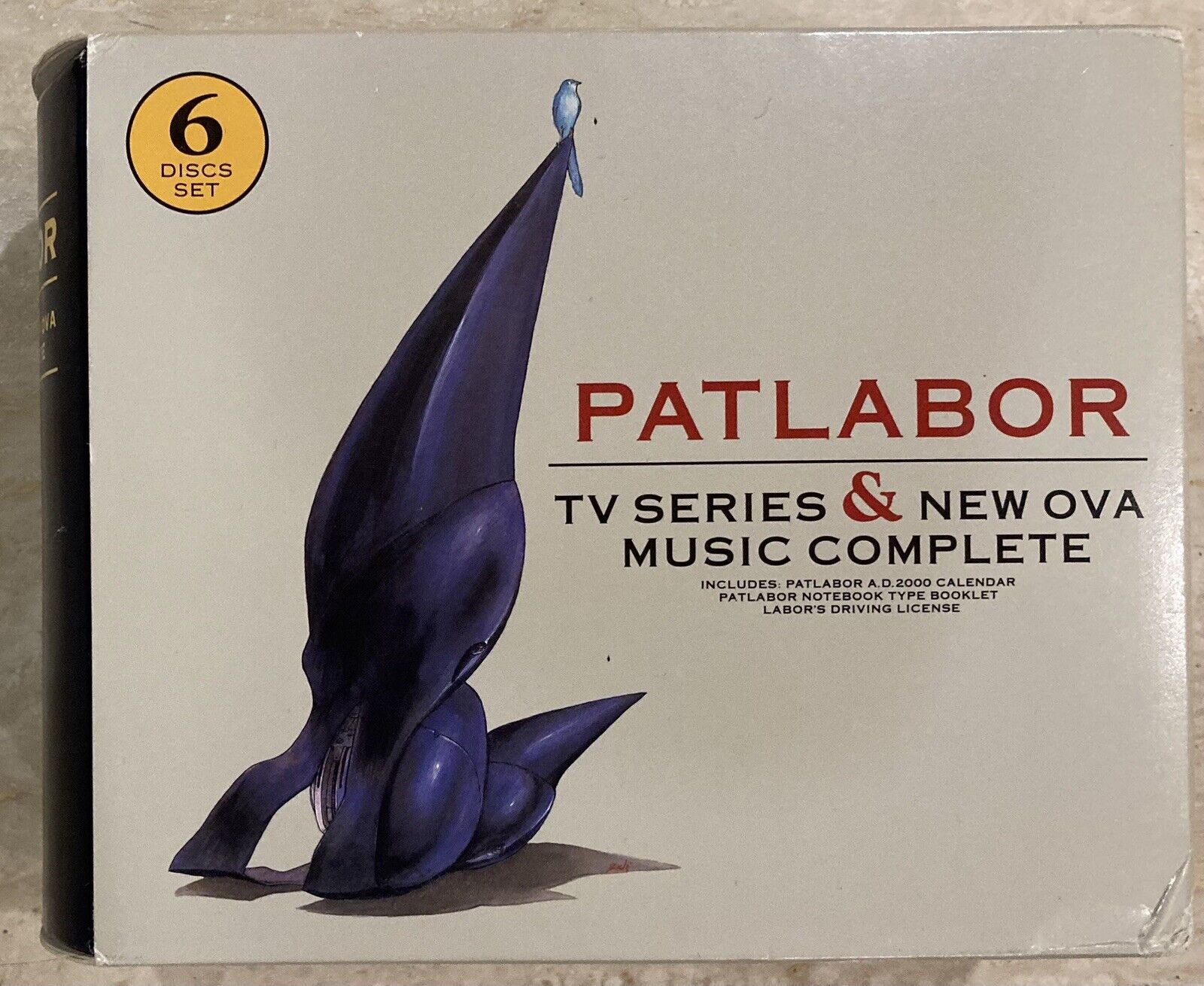 Mobile Police Patlabor TV Series & New OVA Music Complete [Vap] 6-Disk CD Box