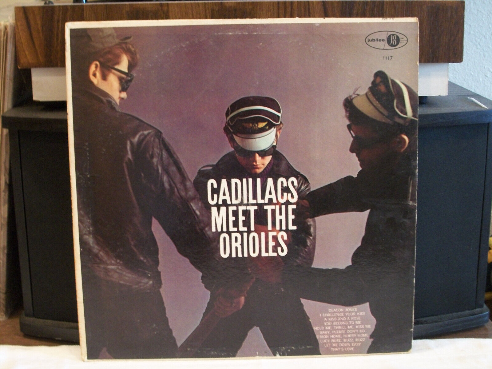 THE CADILLACS - MEET THE ORIOLES (JGM1117)  VG+ condition  VERY RARE ALBUM