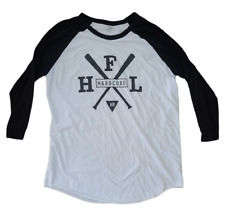 Vintage HFL Hardcore Band Baseball Shirt T-Shirt Hard Fast Loud HB Men's Size L picture