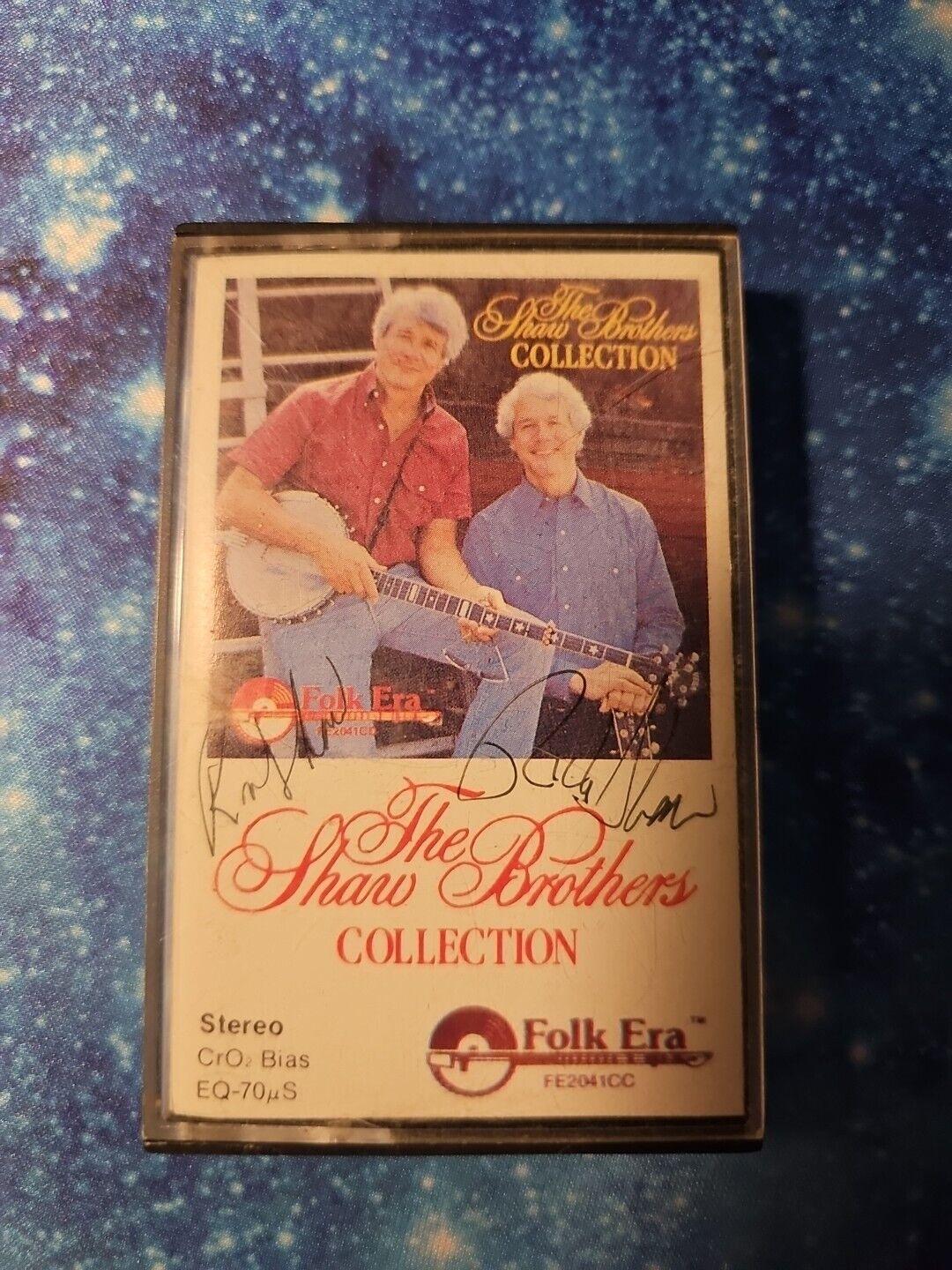 Vintage SIGNED 2X The Shaw Brothers Collection 1986 vintage cassette tape