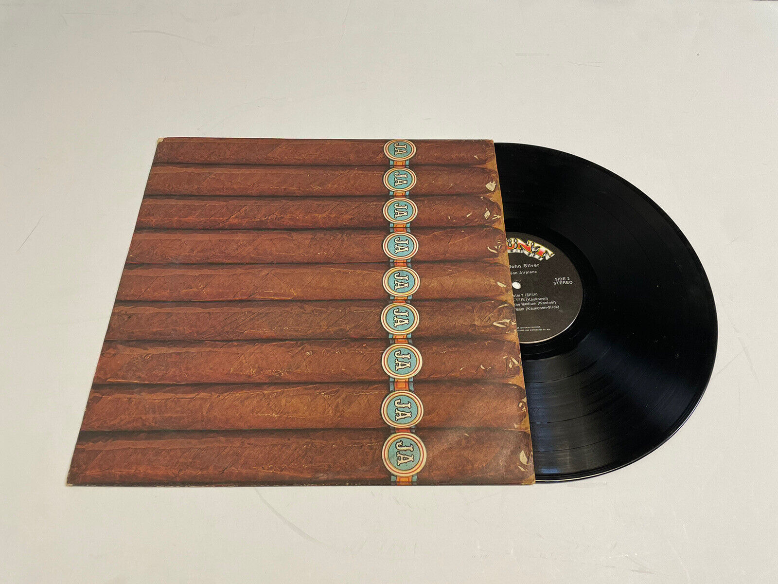 Rare Vintage Jefferson Airplane Long John Silver Vinyl Record LP Album FTR 1007
