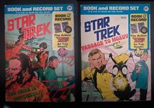 1975 STAR TREK BOOK Vinyl RECORD LOT Passage to Moauv & The Crier in Emptiness picture