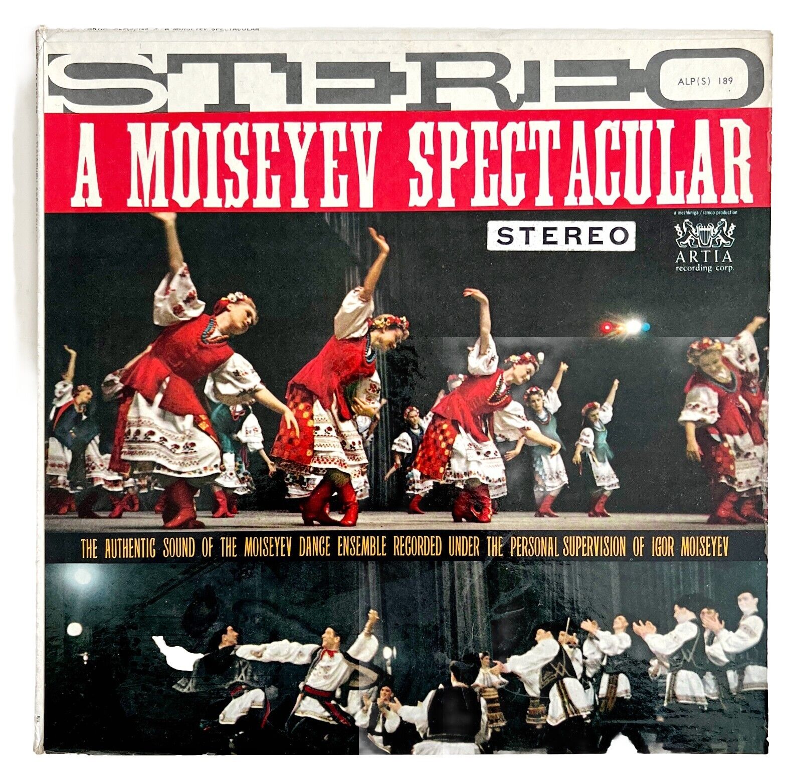 Igor Moiseyev Spectacular Vinyl Record 1950s Russian Dance Ensemble 33 12\