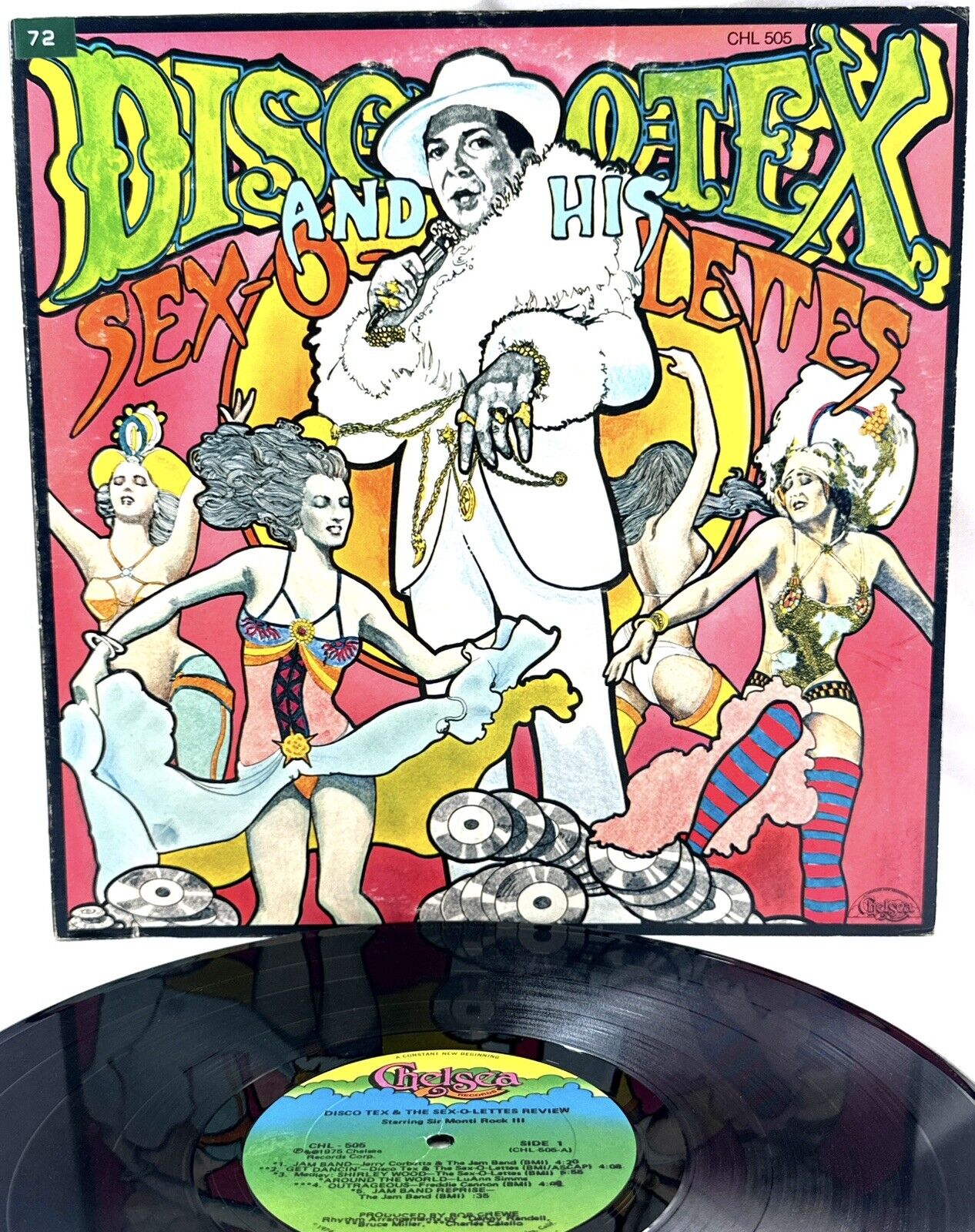 Disco-tex and his Sex-O-Lettes Review Vinyl LP Record 1975 Chelsea CHL 505