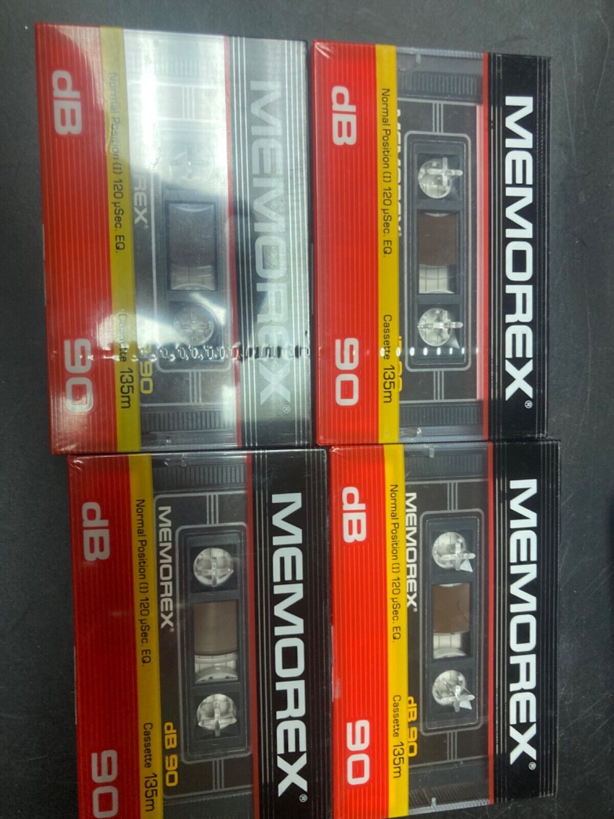 4 blank cassette tapes- Memorex