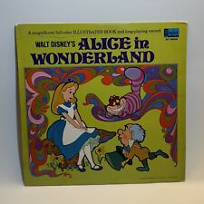 Vintage 1969 Disney Alice In Wonderland Vinyl Record Booklet Disneyland Records picture