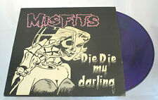Misfits Die Die My Darling Purple Vinyl Record EP Album USA 1984 Danzig Signed picture