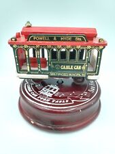 Vintage San Francisco Powell & Hyde Street Trolley Cable Car Music Box *Working* picture