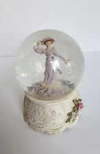 Vintage San Franciscan Music Box Snow Globe. Victorian Woman picture