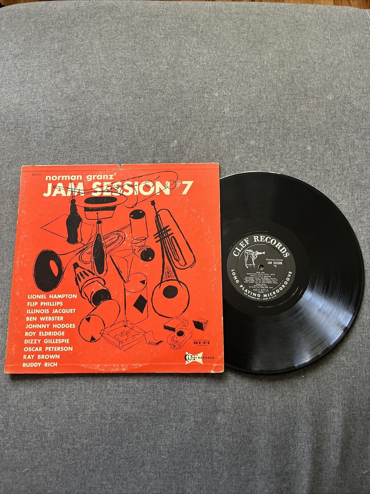 Norman Granz' Jam Session #7  Clef Records LP