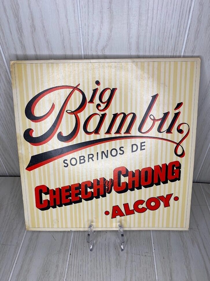 Cheech And Chong Big Bambu 1972 Ode Records With Paper Original Inner Sleeve LP