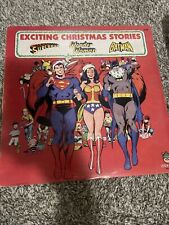 Superman Wonder Woman Batman DC Comics Exciting Christmas Stories Vinyl Record picture