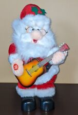 Singing Strumming Santa Claus Plush 13