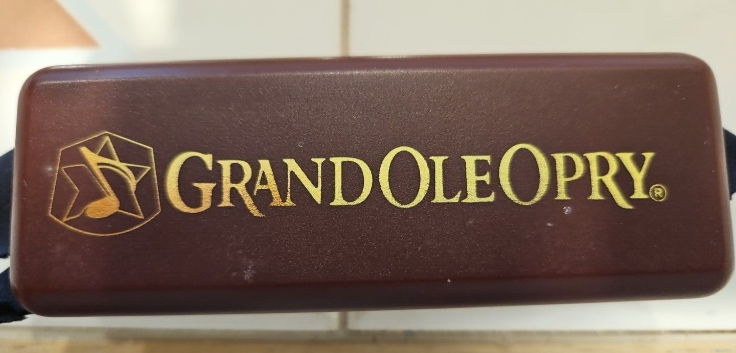 Grand Ole Opry Souvenir Harmonica with Hard Case KEY OF C