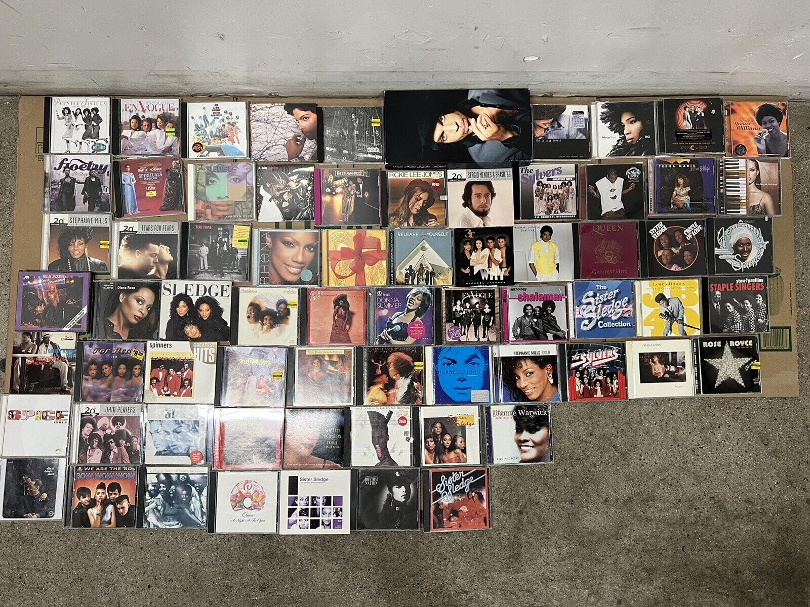Lot of  70 Rock & Pop Mixed michael jackson prince queen r kelly the time CDs