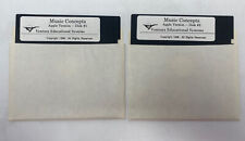 Vintage Floppy Disk 5.25” Disk 1 & 2 Music Concepts Ventura Educational Systems picture