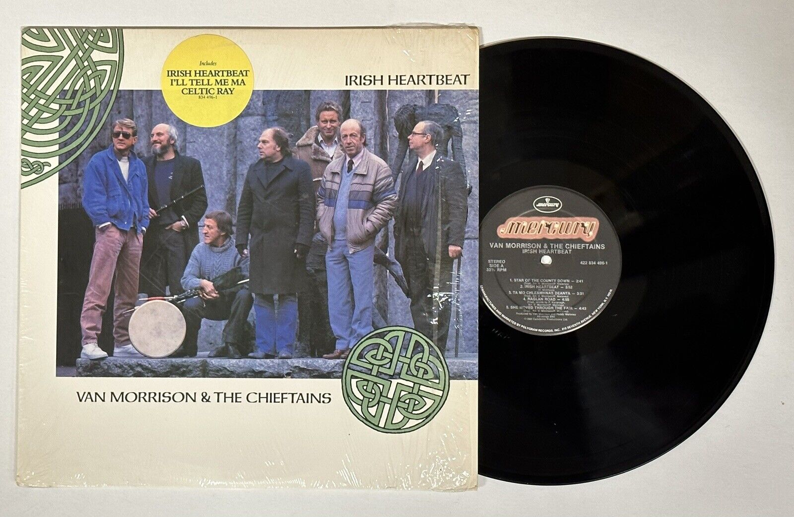 Van Morrison & Chieftains Irish Heartbeat (Vinyl LP) [8344961] In Shrink w/ Hype