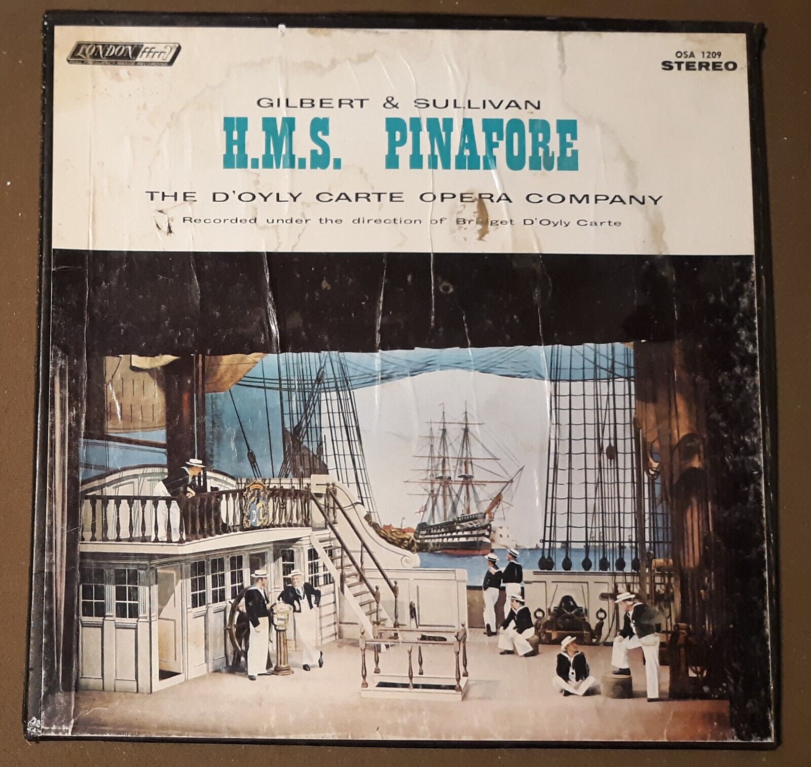 Gilbert & Sullivan H.M.S. Pinafore Complete by London 33rpm 2 LP Record Box Set