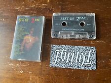 VTG BEST OF 2PAC PROMOTIONAL CASSETTE TAPE PROMO TUPAC MAKAVELI RAP MUSIC RARE picture