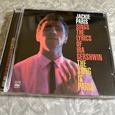 Jackie Paris Sings the Lyrics of Ira Gershwin + Song Is Paris CD 2015 Excellent picture
