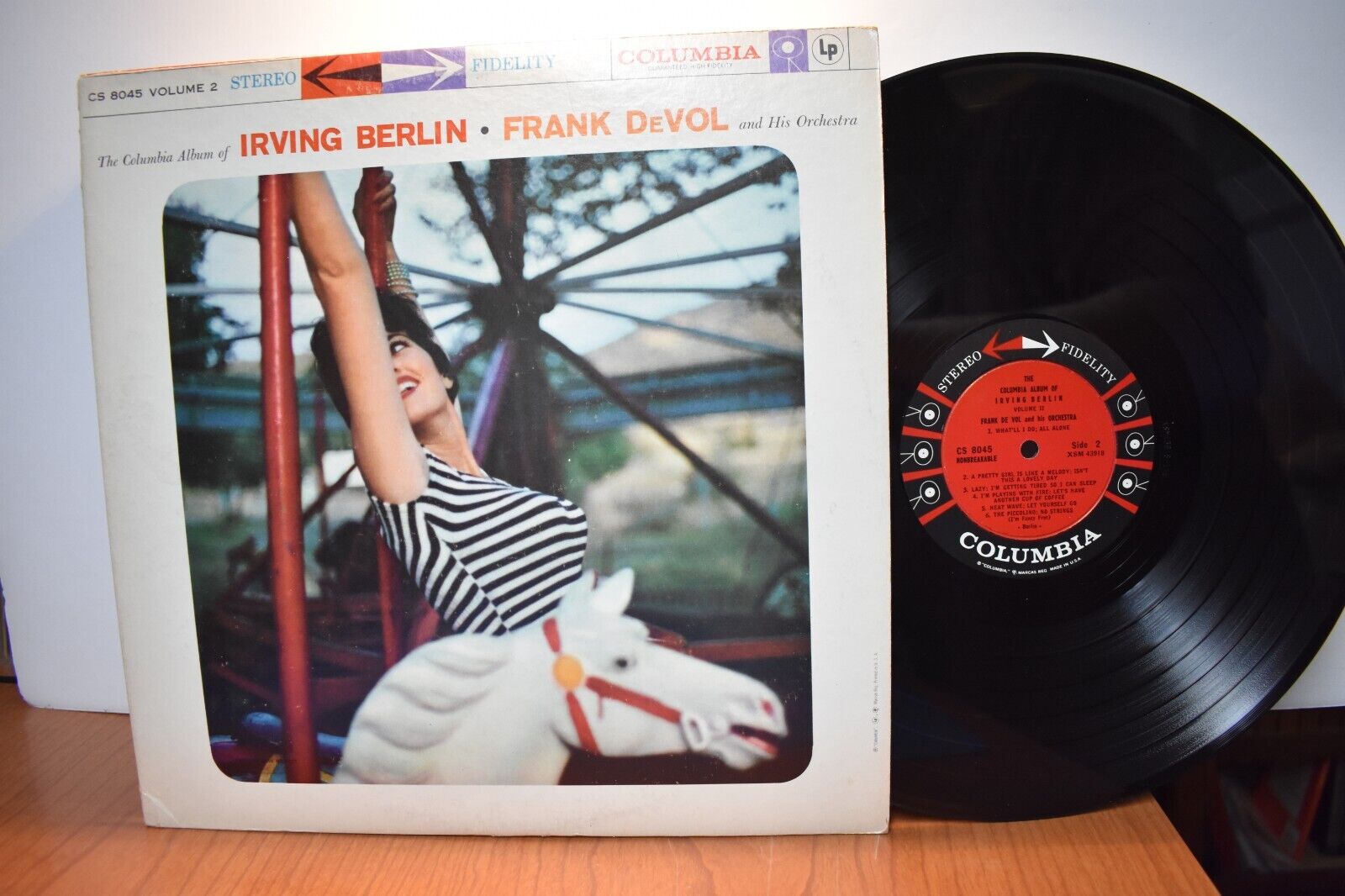 Frank DeVol Columbia Album of Irving Berlin Vol 2 LP Columbia 6 Eye ST *cheeseca