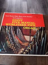 Gus Farney at the Giant 5 Manual Wurlitzer Pipe Organ Warner Bros. Vinyl Record picture