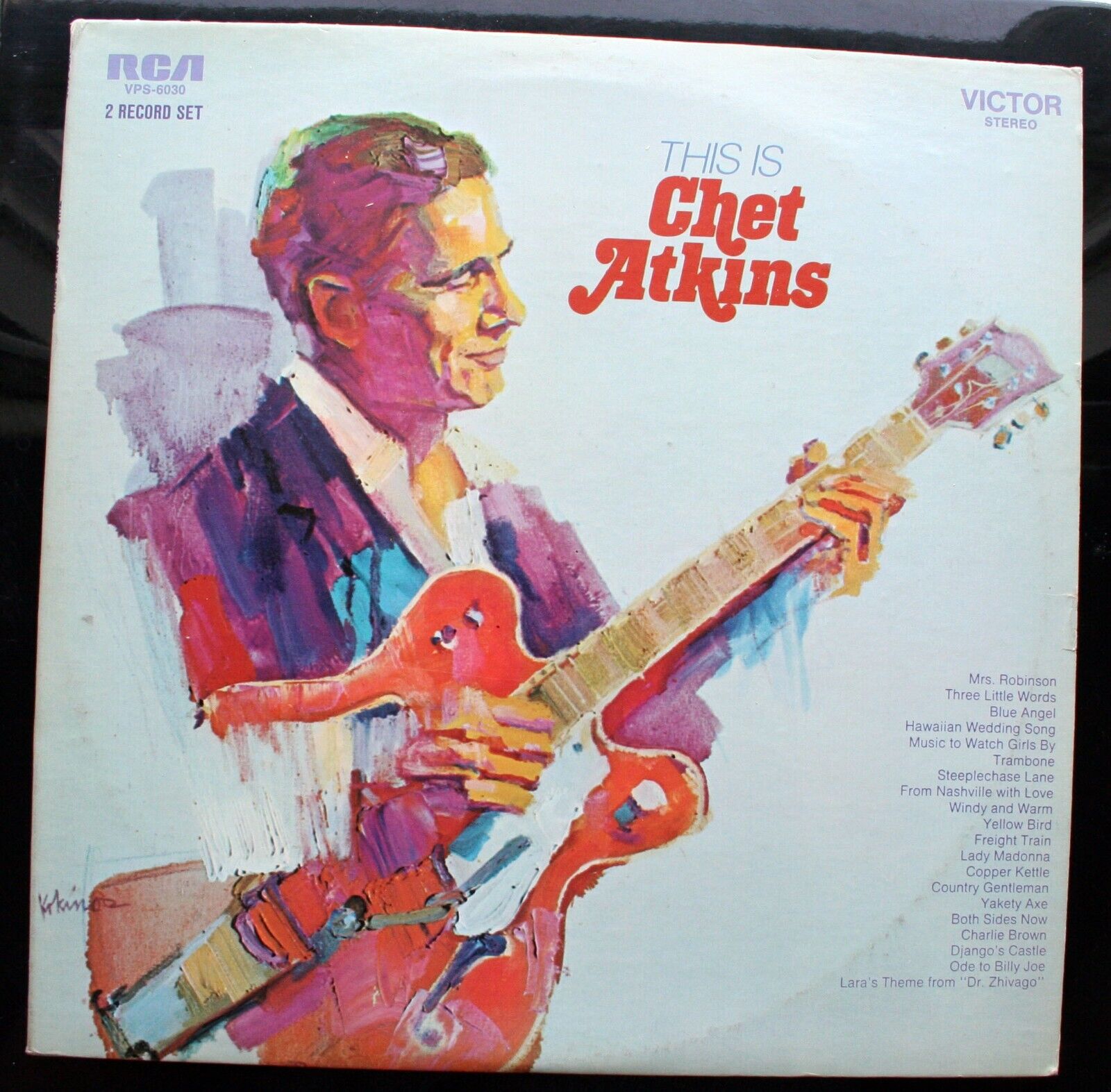 This Is Chet Atkins Vinyl LP Record Album 1970 Gatefold Compilation Double Album