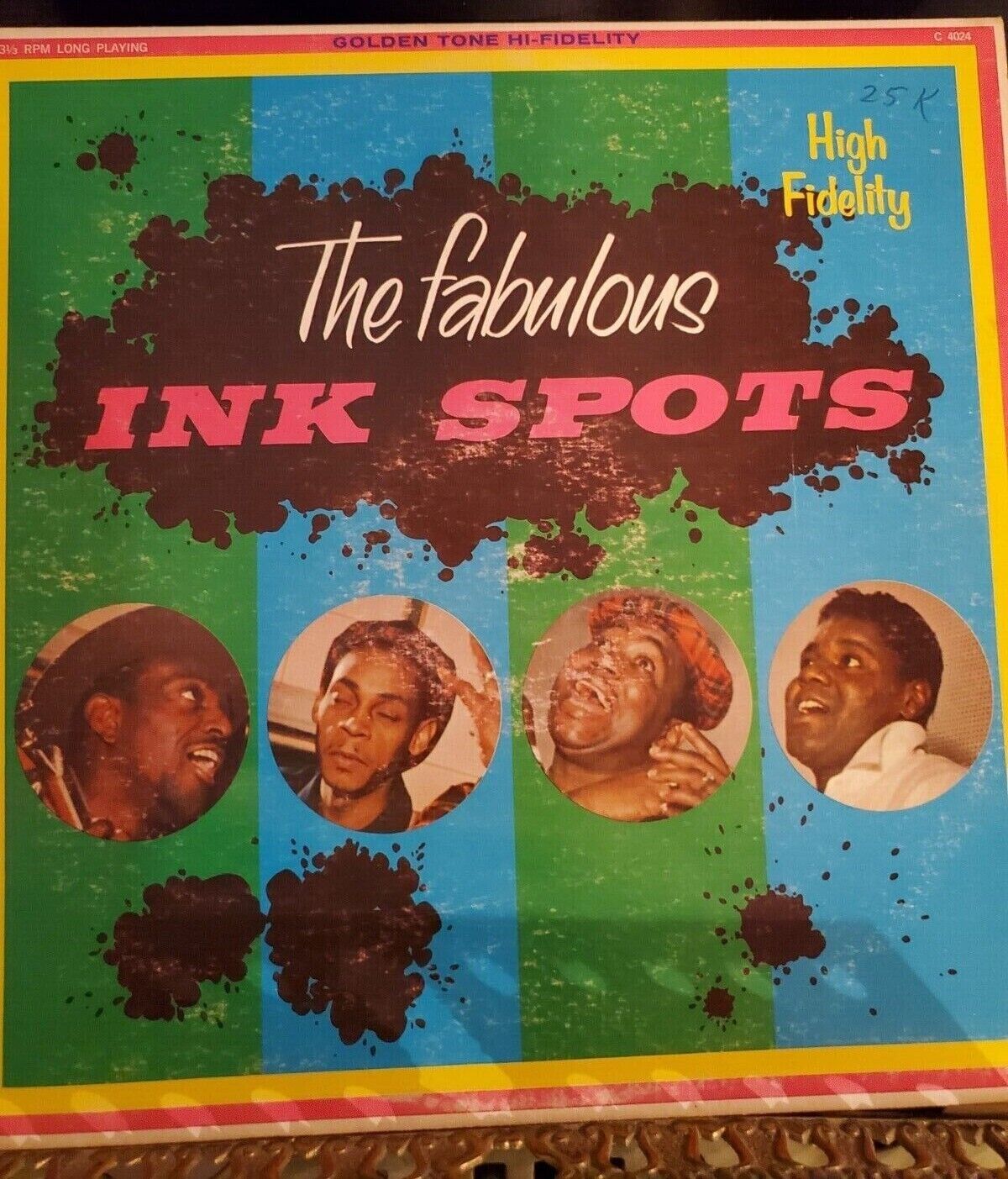 The Fabulous Ink Spots, C4024, Vintage 1957 VG Condition New Inlay