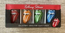 Rolling Stones Collector’s Series Pint Glasses•4 Pack•Rock & Roll•Bravado•2009 picture